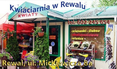 Kwiaciarnia, Kwiaciarnia w Rewal