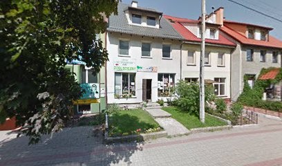 Socha J. Kwiaciarnia, Kwiaciarnia w Biskupiec