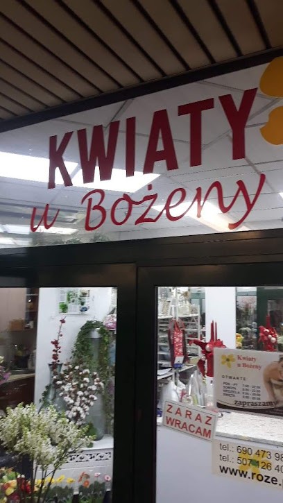 Kwiaciarnia „Kwiaty U Bożeny” Warszawa, Kwiaciarnia w Warszawa