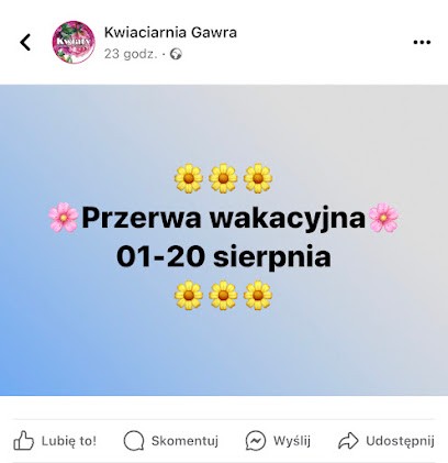 Kwiaciarnia Galeria Gawra, Kwiaciarnia w Warszawa