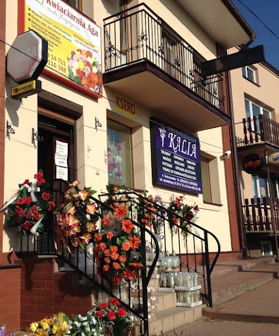 KWIACIARNIA AGA, Usługi Pogrzebowe KALIA, Kwiaciarnia w Łopuszno