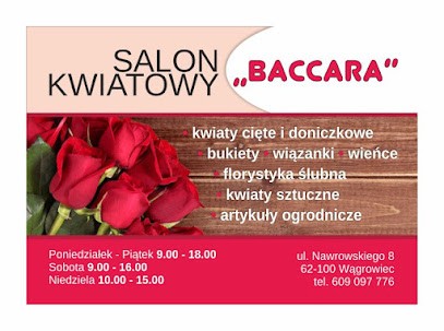Salon Kwiatowy / Kwiaciarnia Baccara, Kwiaciarnia w Wągrowiec